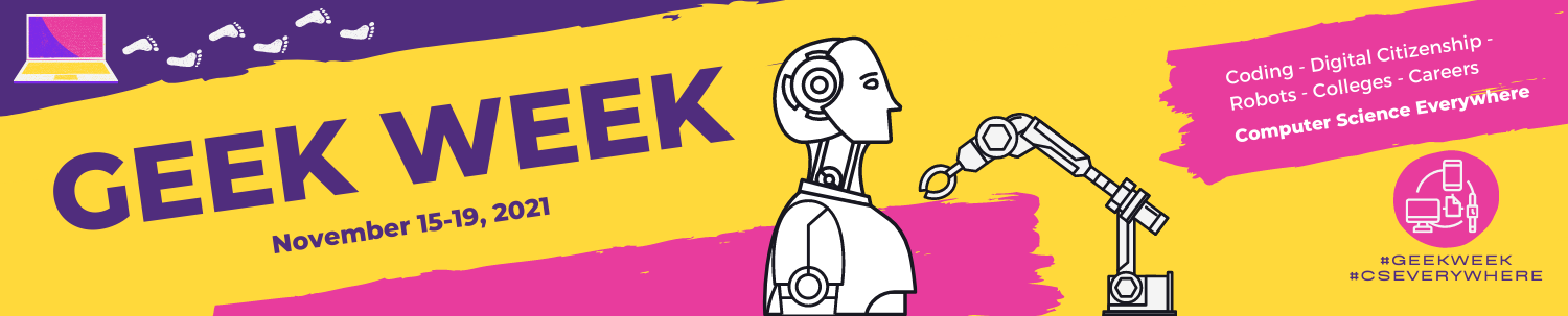 Decorative image advertising Geek Week 2021 Decorative image advertising Geek Week 2021